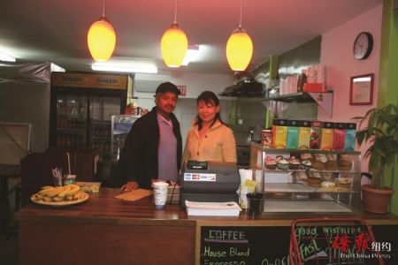 姜田田和老墨Eliceo开墨西哥餐厅Greenpoint Kitchen。