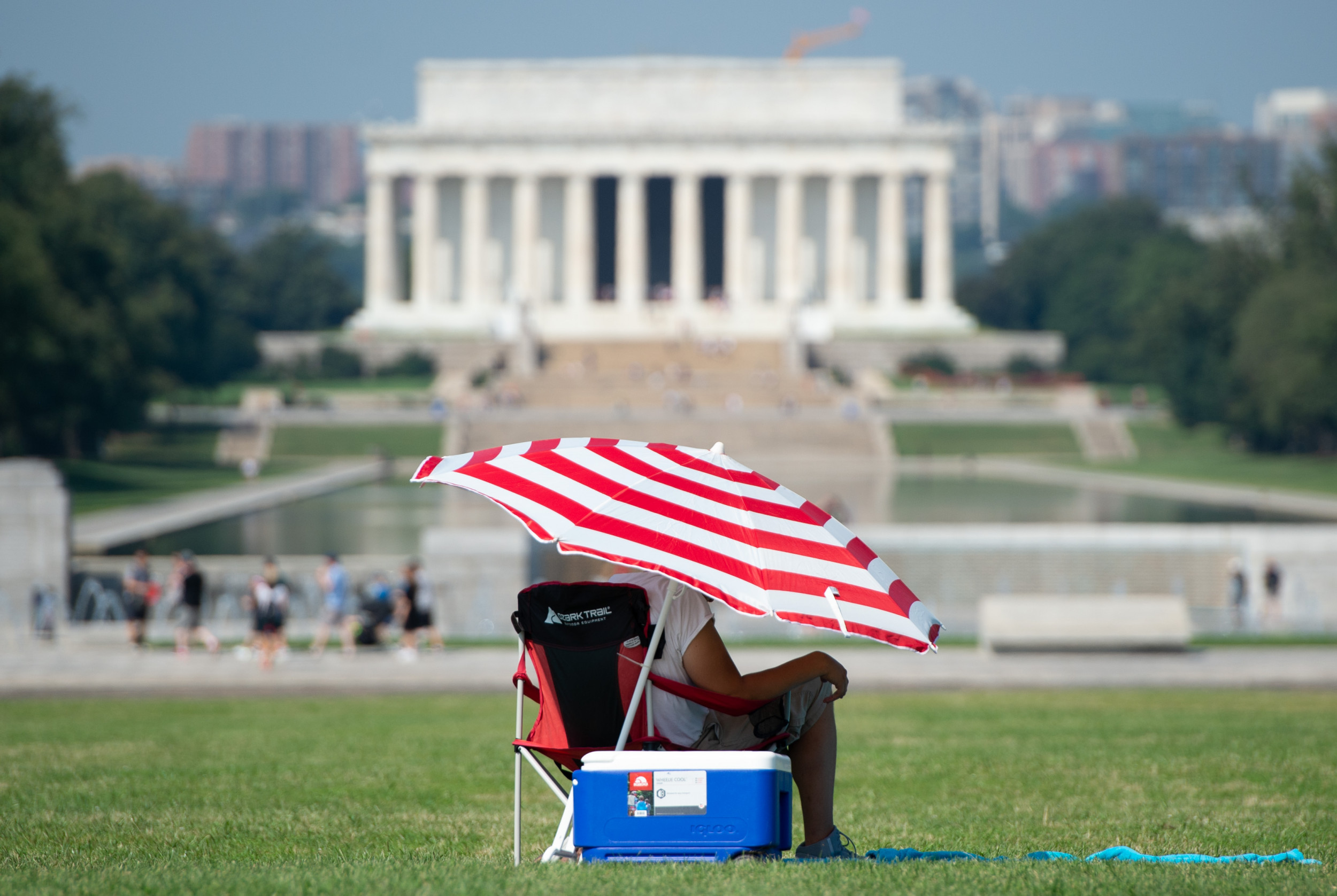 heatwave, hot, weather, Lincoln Memorial, Washington, DC, 