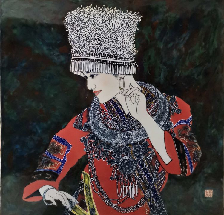 中国工艺美术大师裴永中颜色釉（窑变）系列作品欣赏 图44