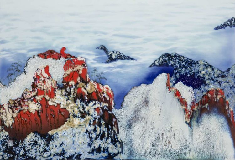 中国工艺美术大师裴永中颜色釉（窑变）系列作品欣赏 图7