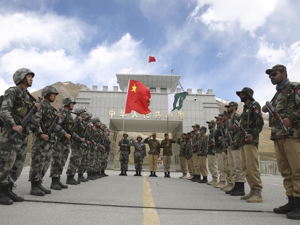 china pakistan border guards joint patrol