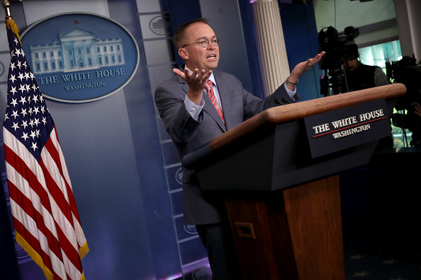 mick mulvaney white house press briefing