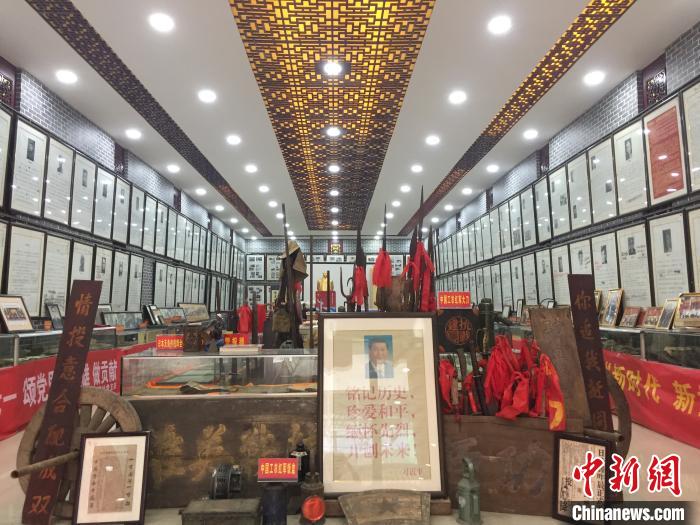 梁茂祥筹建的襄汾县抗日战争胜利纪念馆。　高瑞峰 摄