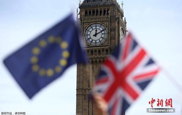 图七 资料图：当地时间2016年6月23日，英国举行脱欧公投。