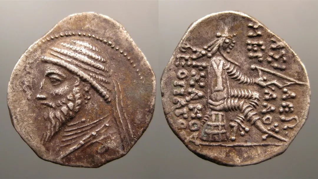 帕提亚王朝阿塔巴努斯一世 1德拉克马银币