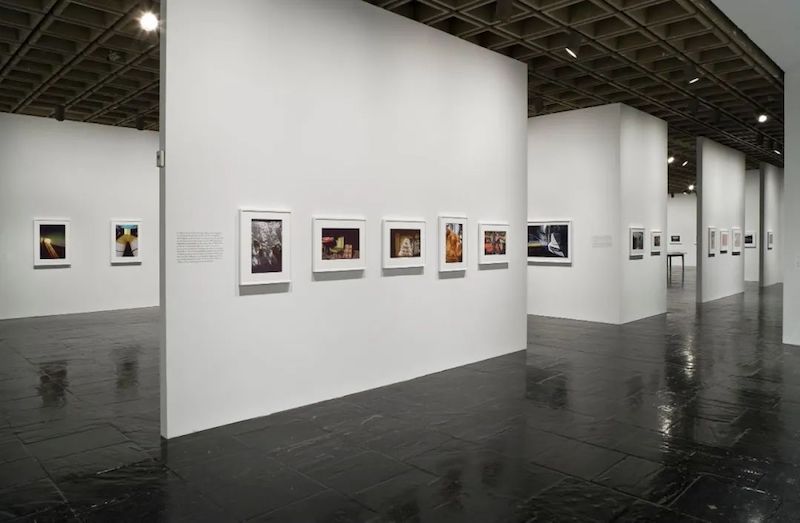 “威廉·埃格尔斯顿：民主的相机、照片和视频，1961-2008年”展览现场，惠特尼美国艺术博物馆，2008年  摄影 | Sheldan C. Collins