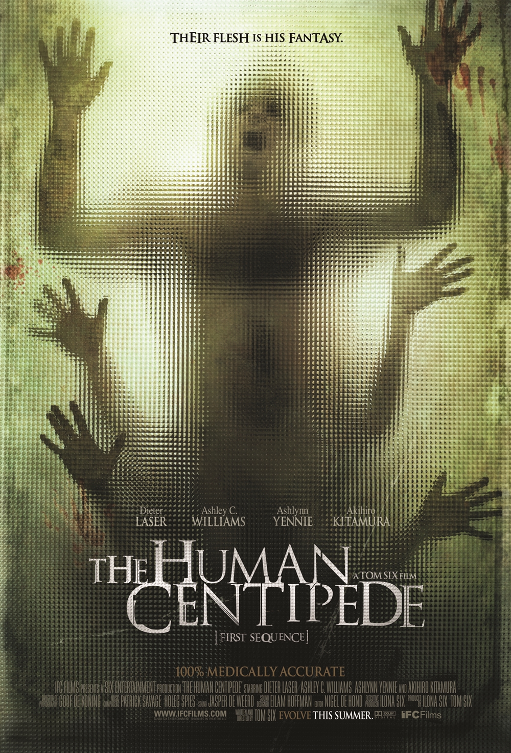 在导演汤姆·希克斯看来，《人体蜈蚣》具有一部标准恐怖片的各种元素。