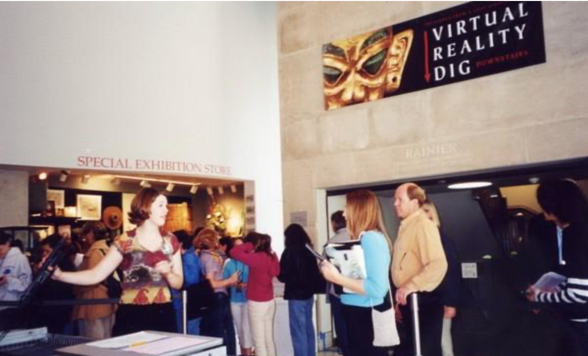 2001年，三星堆文物到西雅图艺术馆参展