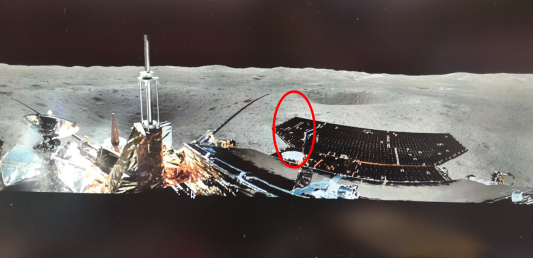 月表中子与辐射剂量探测仪在着陆器上的安装位置