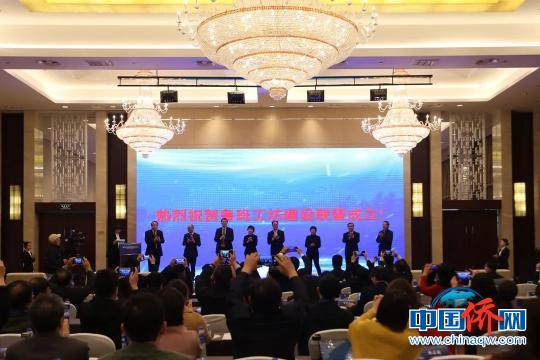 中国侨网图为鲁班工坊建设联盟成立大会。　天津职业大学供图　摄