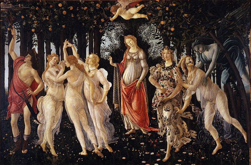 桑德罗·波提切利 《春》（La Primavera）1482年