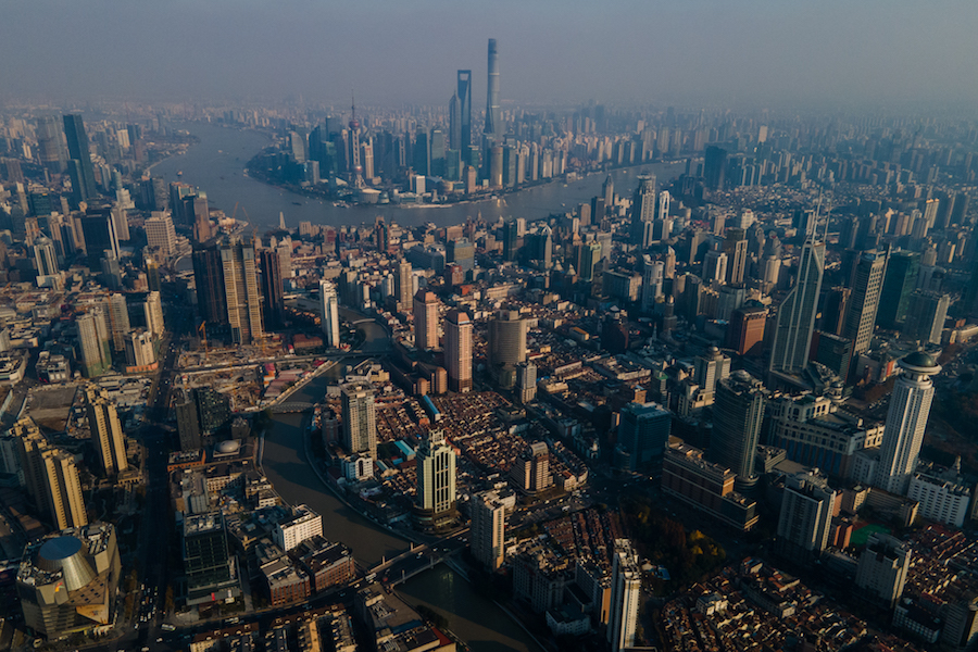 上海“一江一河”。 澎湃新闻记者 朱伟辉 图