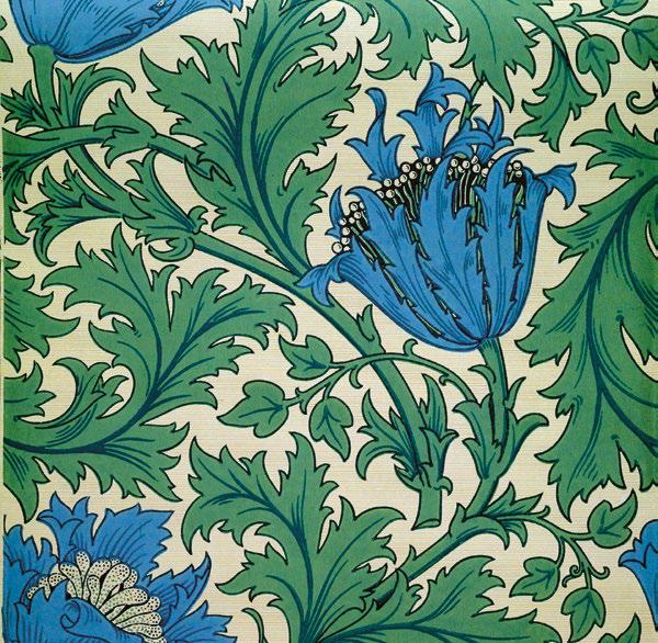  《银莲花》 （19世纪末），莫里斯