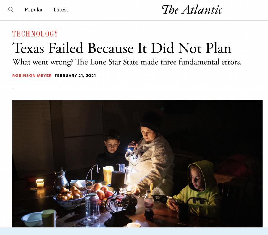 《大西洋月刊》称，得州失败的原因是它缺乏计划