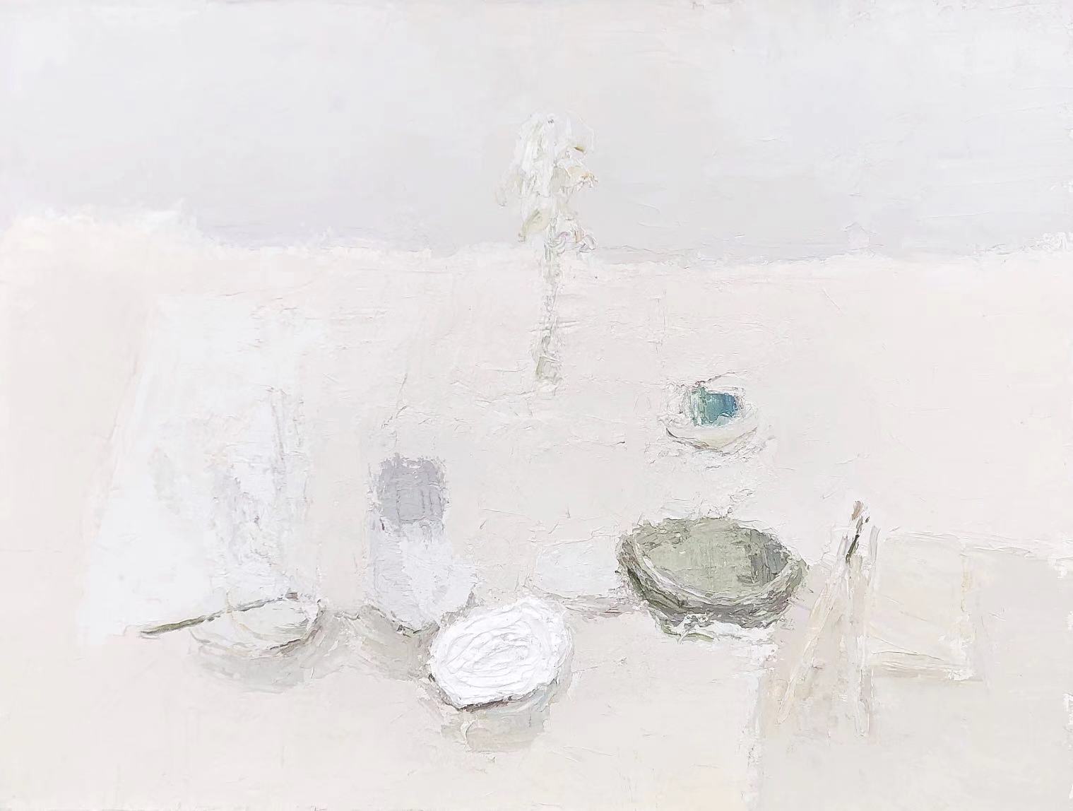 冯玮，《静物一》，布面油画，80x60cm，2019