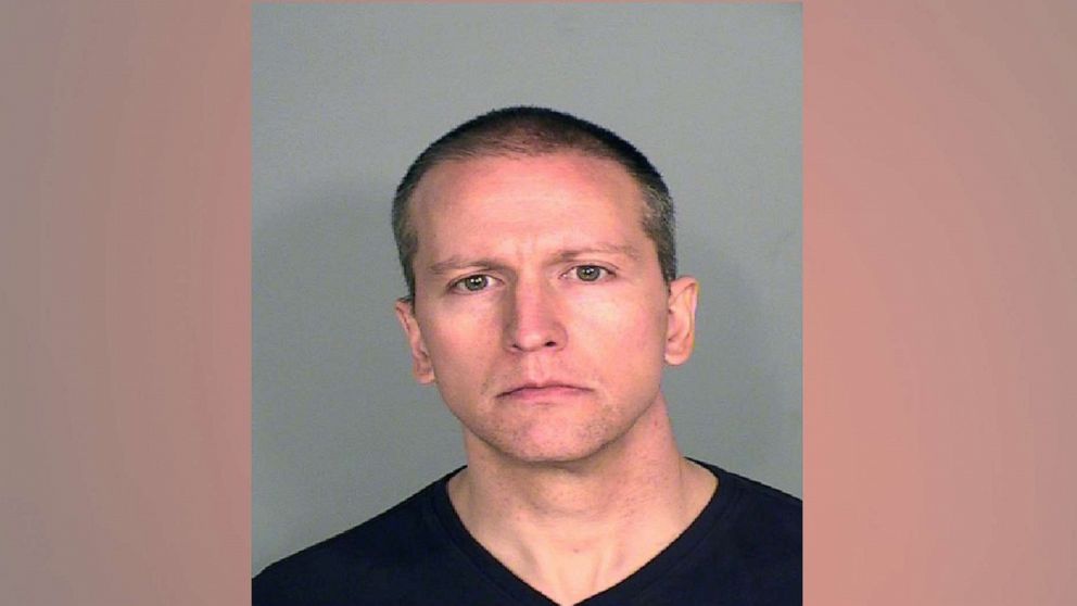 PHOTO: In this handout provided by Ramsey County Sheriffs Office, former Minneapolis police officer Derek Chauvin poses for a mugshot after being charged in the death of George Floyd.