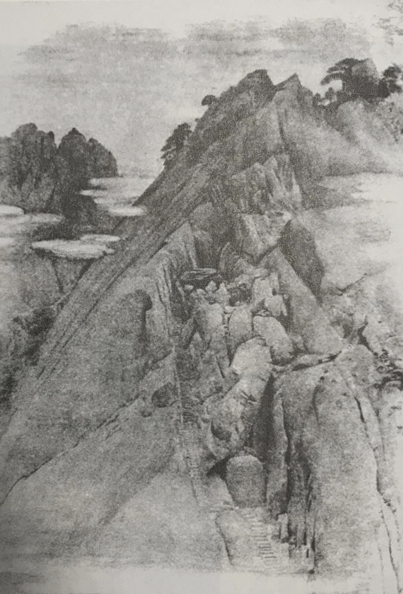 郎静山，《绝嶂回云》，1936