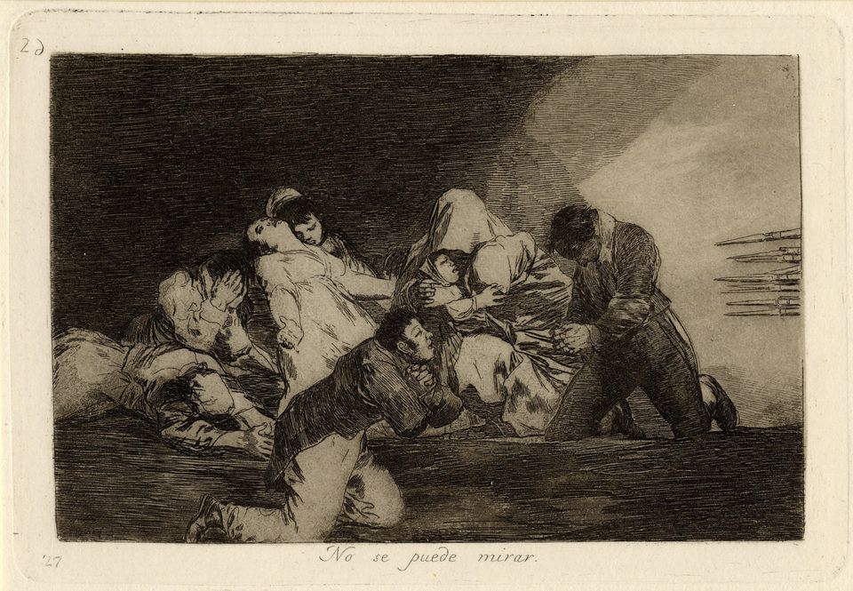 《战争灾难》，戈雅，1815