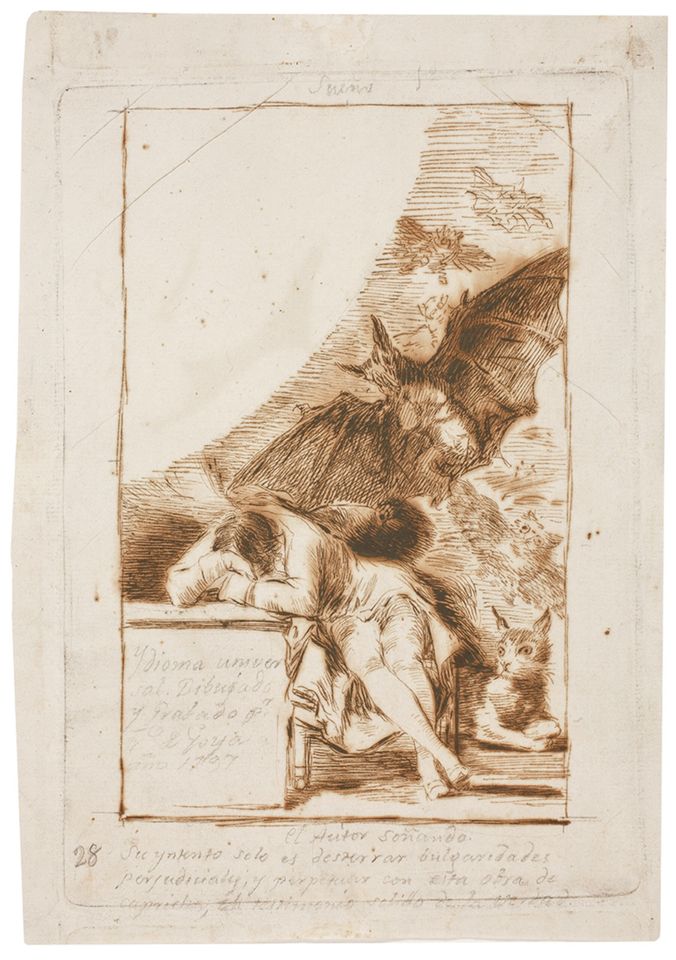 《理性沉睡，群魔四起》，戈雅，1797