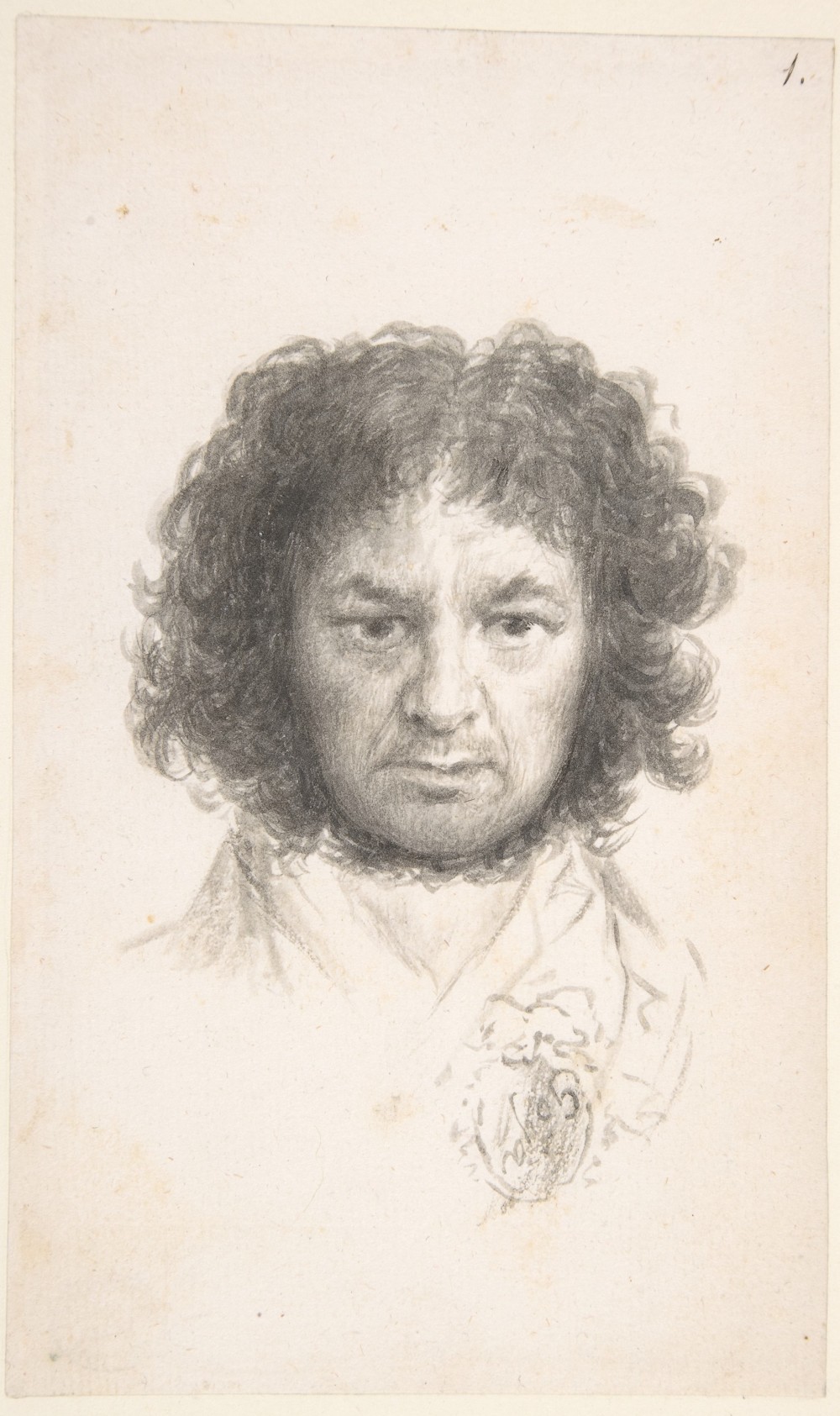 《自画像》（Self-Portrait），戈雅，约1795-1797年