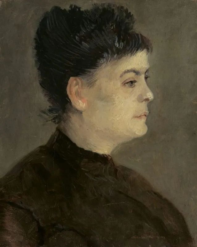 《阿戈斯蒂娜的肖像画》  1887年1月至2月创作于巴黎 现藏于阿姆斯特丹凡·高博物馆
