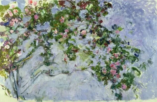 《玫瑰》，莫奈，1925-1926©MuséeMarmottan Monet