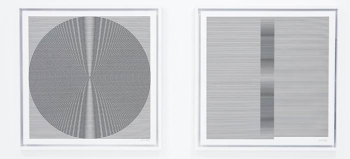 萨利·穆勒的作品，用重叠视线引发错觉。