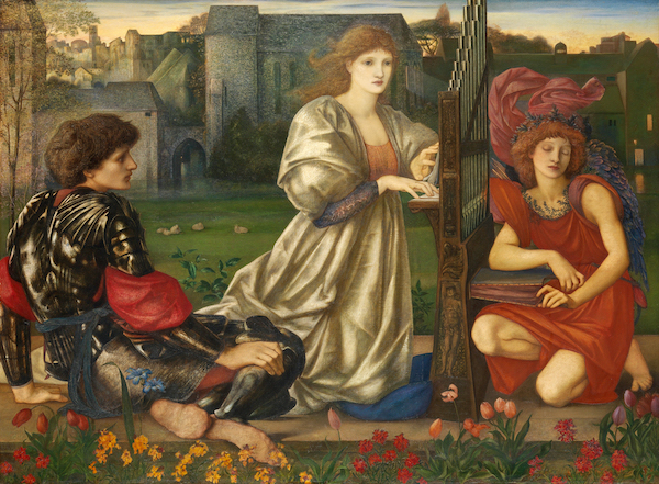 爱德华·伯恩-琼斯 《爱之歌》（Chant d' Amour，1868-73），现藏于美国纽约大都会博物馆