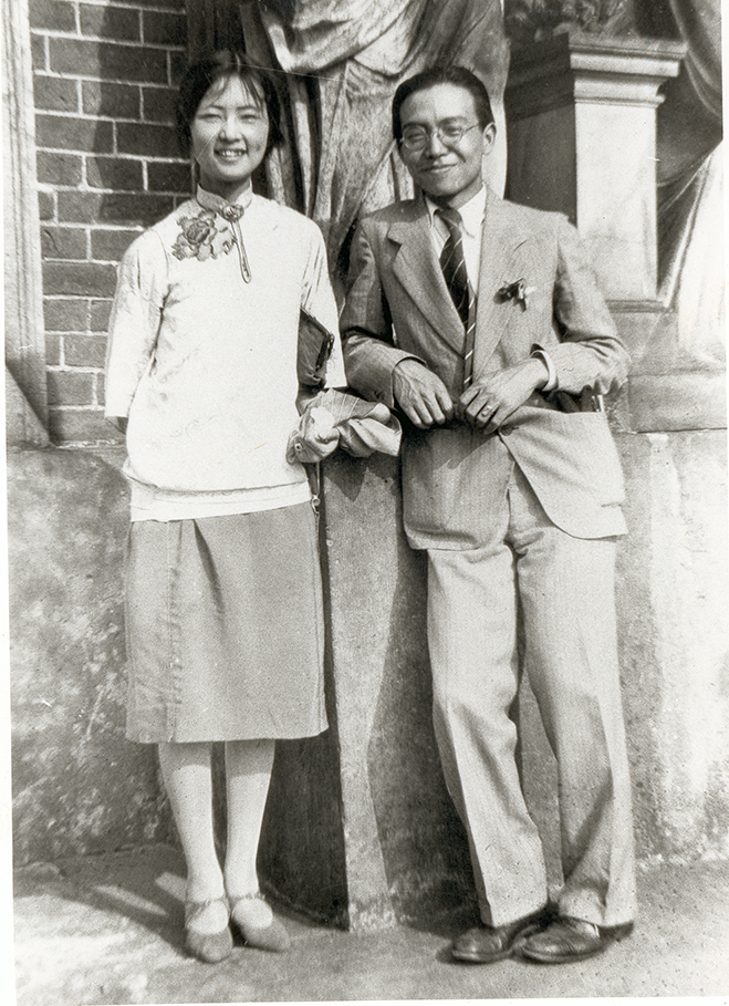 1928年梁思成与林徽因在加拿大渥太华结婚