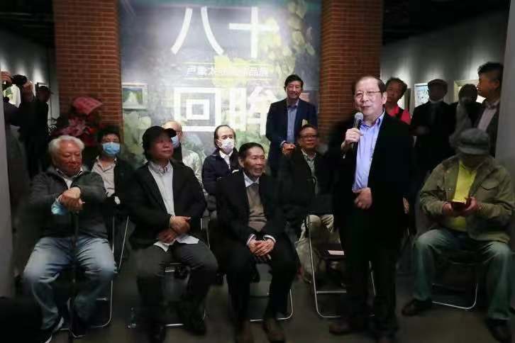 上海中外文化交流协会会长赵抗卫发言。
