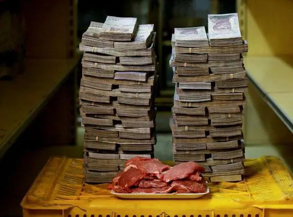 买2斤肉所需的委内瑞拉钞票数量