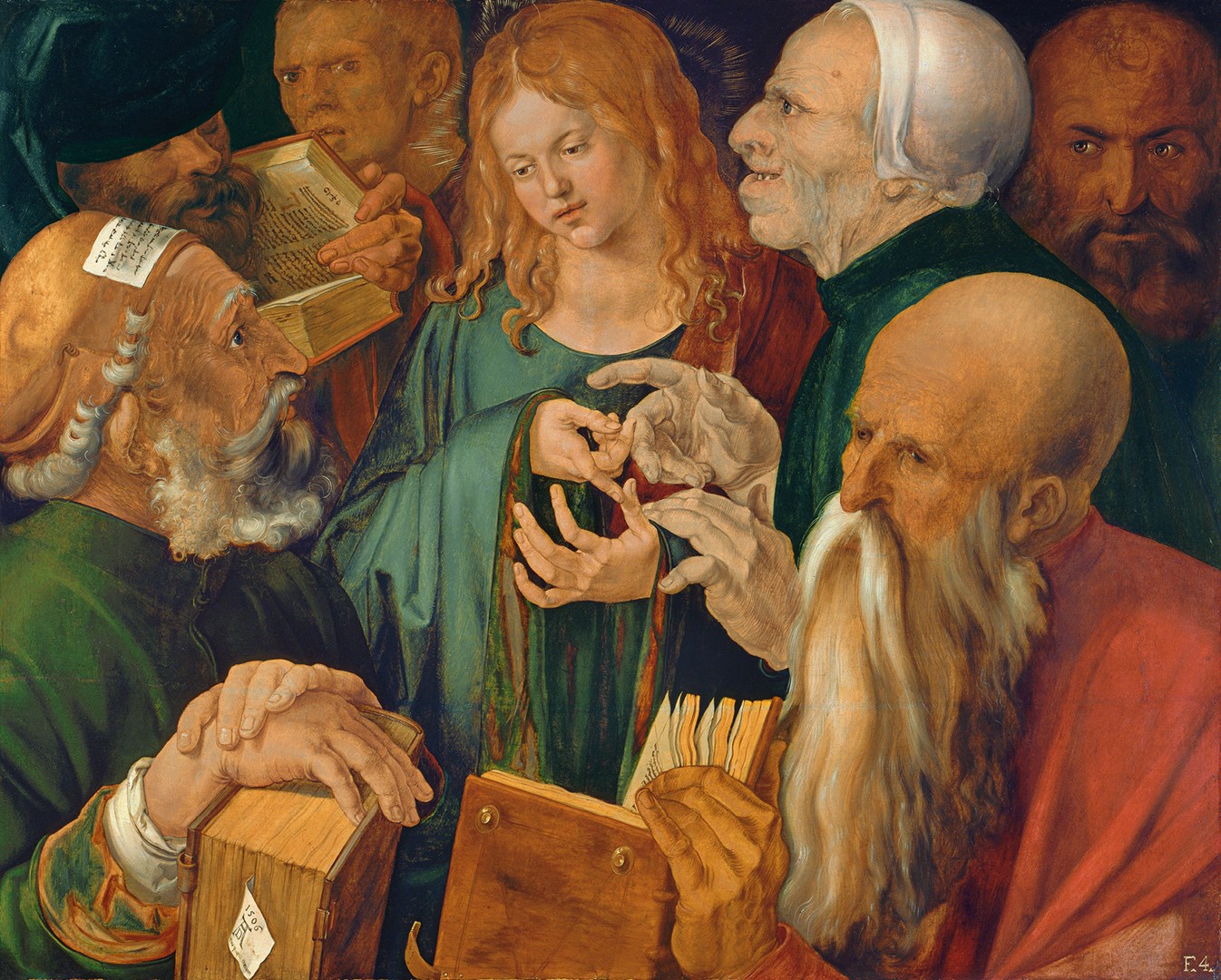 丢勒，《基督在医生中》，1506