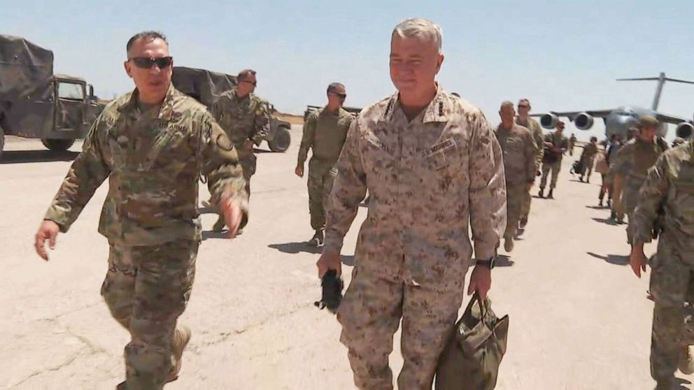 PHOTO: General Kenneth McKenzie visits Syria, May 21, 2021.