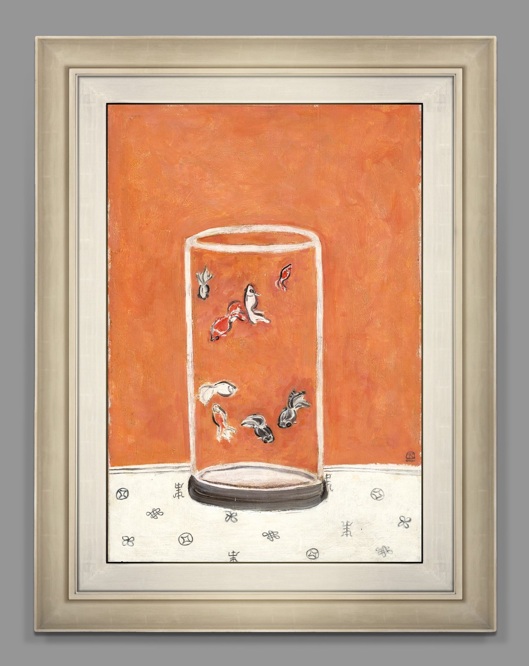常玉《八尾金鱼》 油彩画布 73.8×50.2cm 1930-1940年代作 
