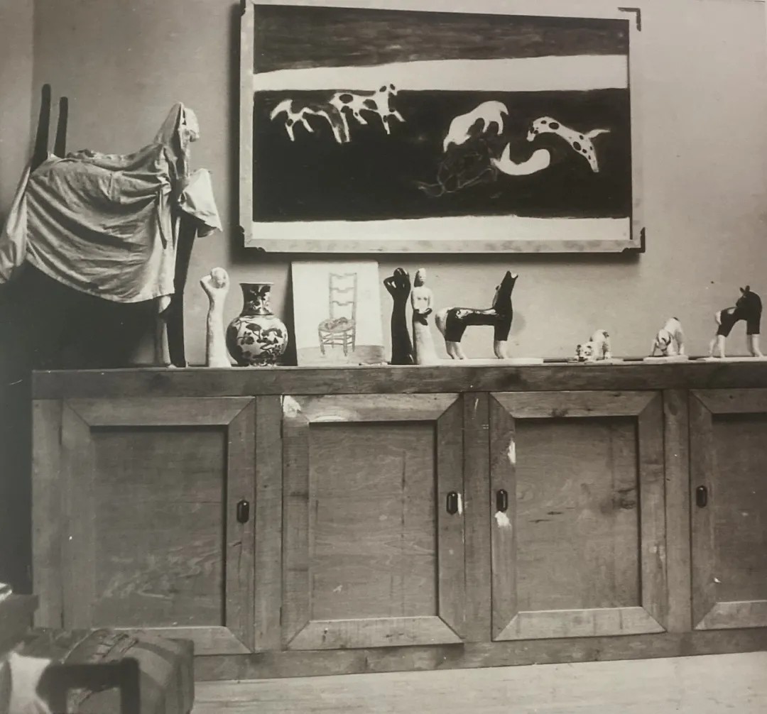常玉工作室 ，巴黎，1940/50年代
