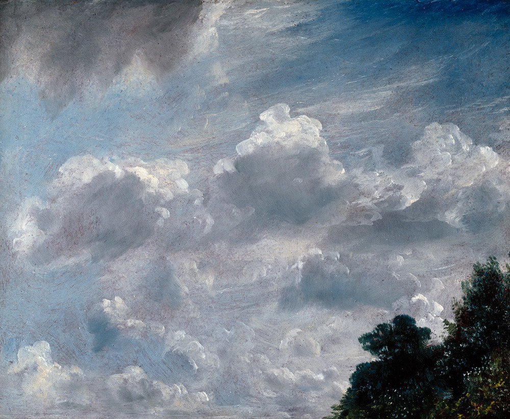 约翰·康斯特勃《云的习作》（Cloud Study）油画 1821年9月11日