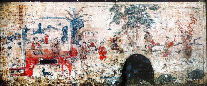 山西长治南寨村清墓东壁壁画
