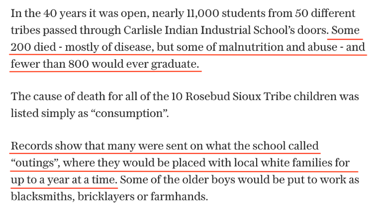 起底丨淌血的历史！北美原住民儿童寄宿学校惨剧重见天日