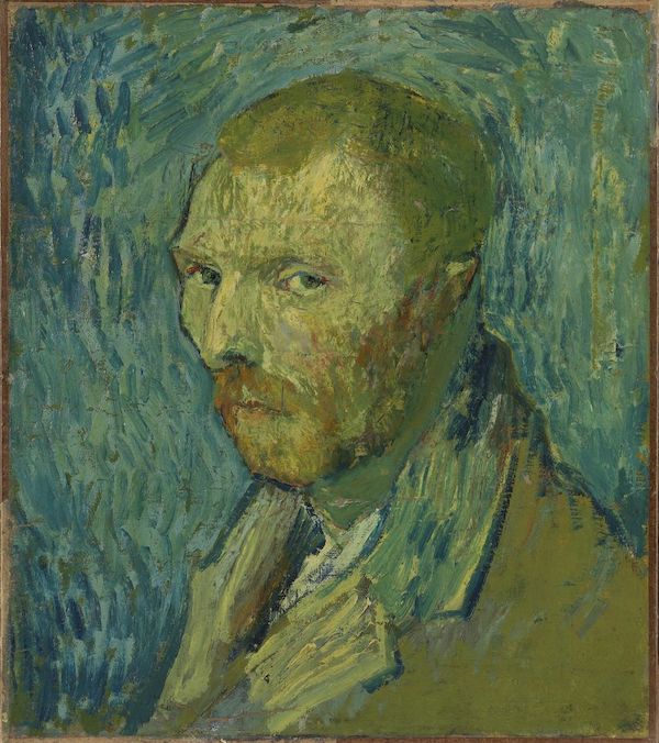 梵高的《自画像》（1889年） 奥斯陆国家博物馆藏 近期才被确定为是艺术家真迹