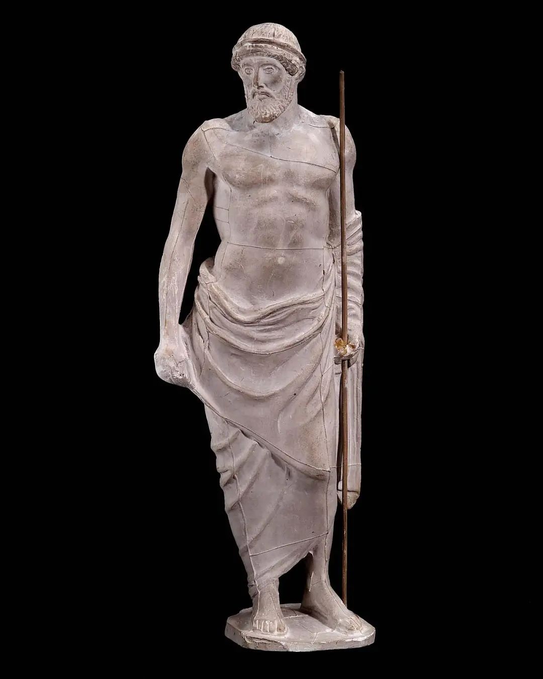Zeus from east pediment, Temple of Zeus at Olympia, Greek, Plaster
