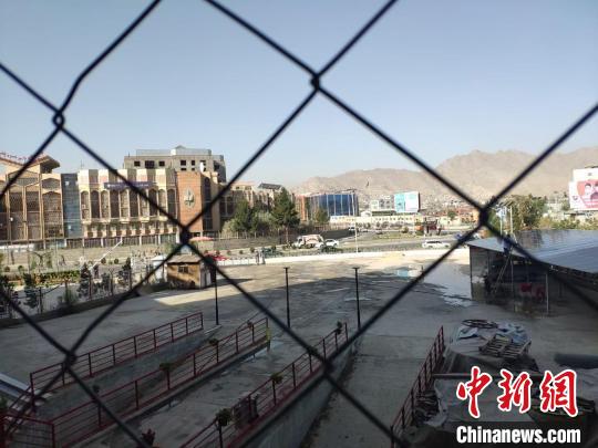 在阿富汗华人住所远望喀布尔城市　受访者李西京供图