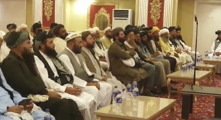 阿富汗塔利班会见地方民众代表