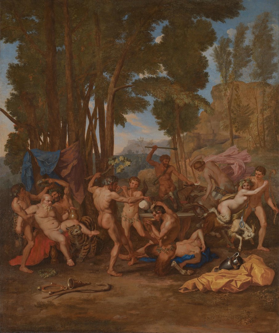 普桑，《西勒诺斯的胜利》，可能是1637，英国国家美术馆藏