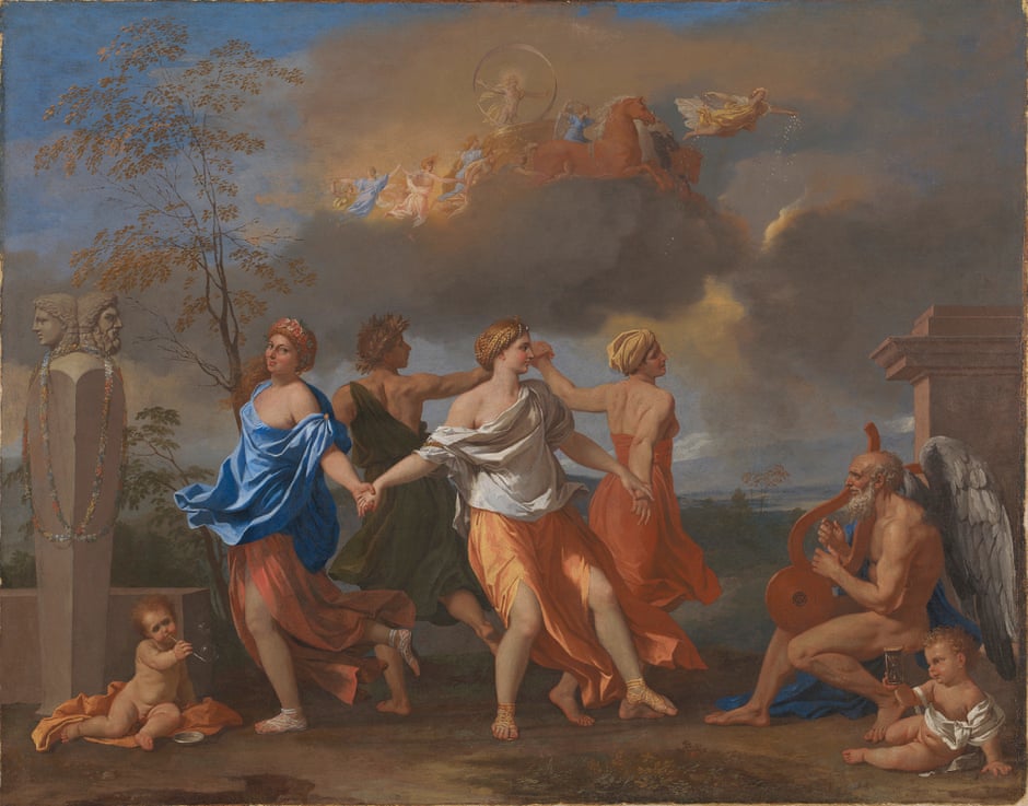 普桑，《时光之舞》，1634-1636，华莱士收藏馆藏