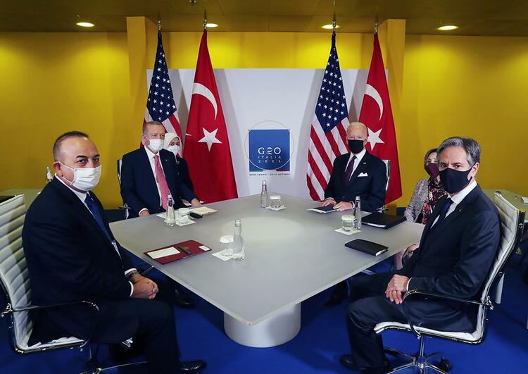 土耳其总统埃尔多安与美国总统拜登举行会晤