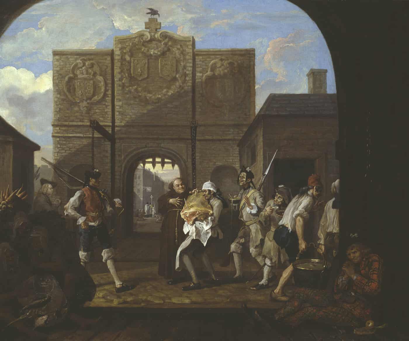 荷加斯，《加莱之门（The Gate of Calais），（又名O the Roast Beef of Old England）》1748年