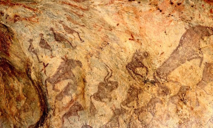 墩德布拉克洞穴彩绘岩画