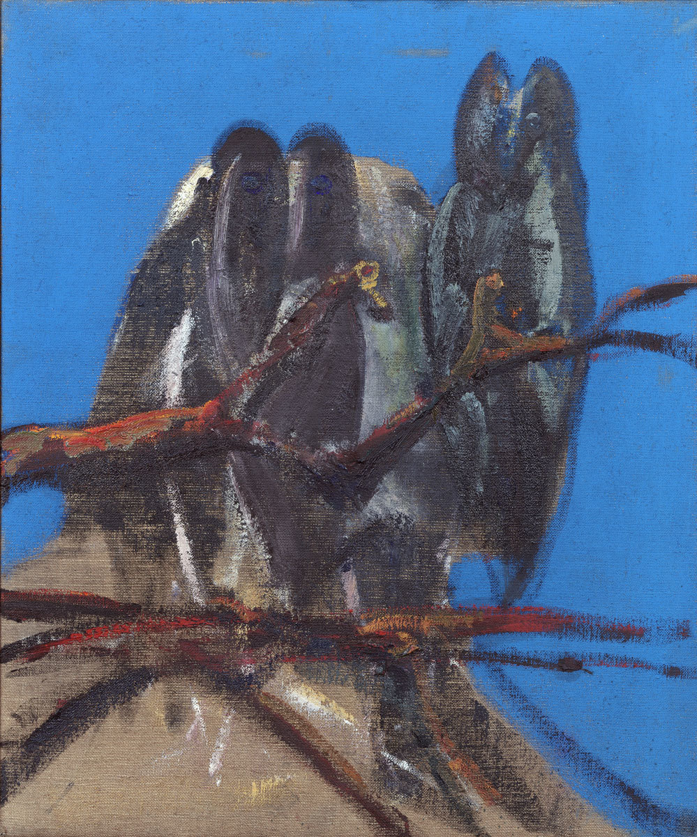 《猫头鹰》（Owls），1956 弗朗西斯·培根
