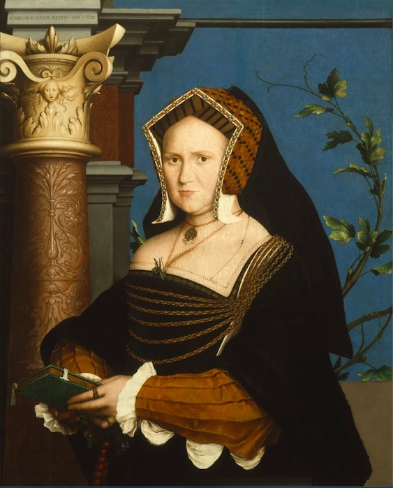 荷尔拜因，《吉尔福德夫人，玛丽像》，1527年，圣路易斯艺术博物馆
