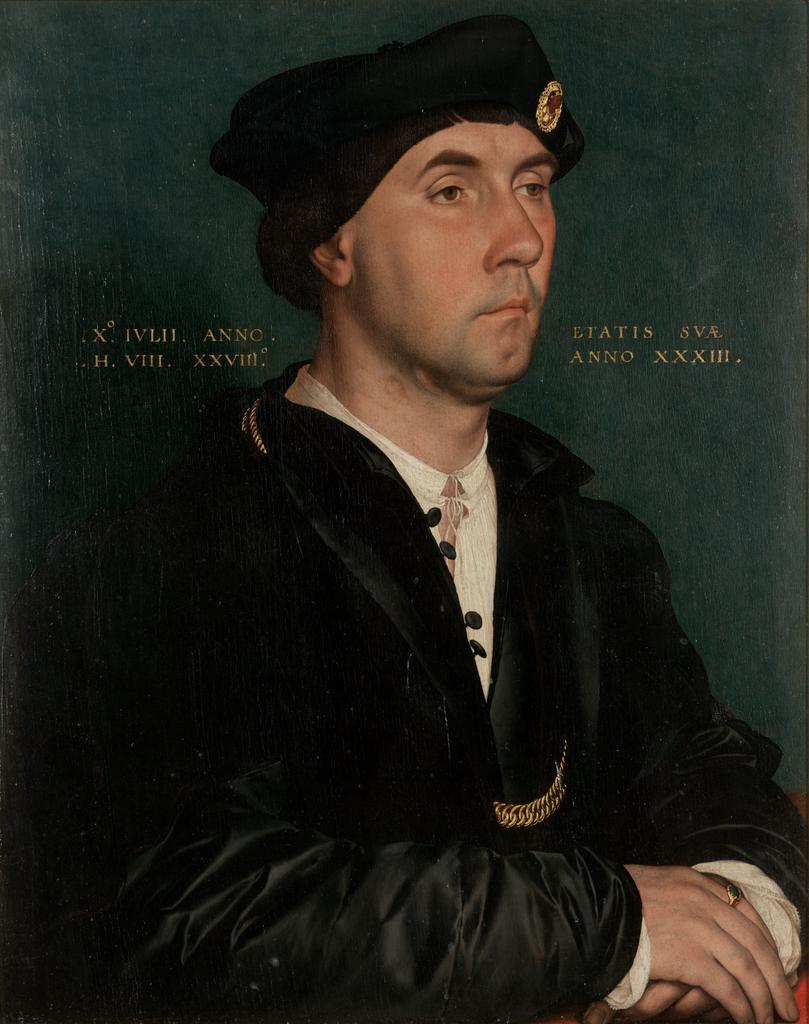 荷尔拜因，《理查德·索斯韦尔》，1536年，意大利乌菲兹美术馆藏